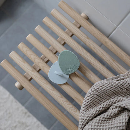 Mushie Cepillo para el Baño - Tradewinds / Periwinkle