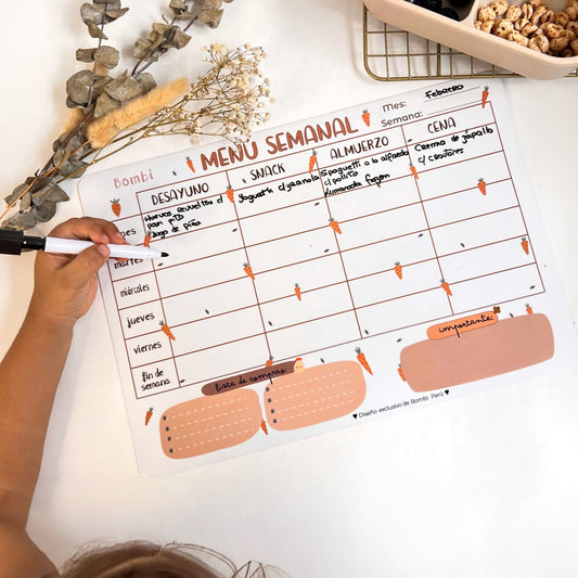 Menú Semanal Carrot