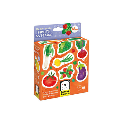 Mi Primer Rompecabeza Frutas y Verduras 18m+