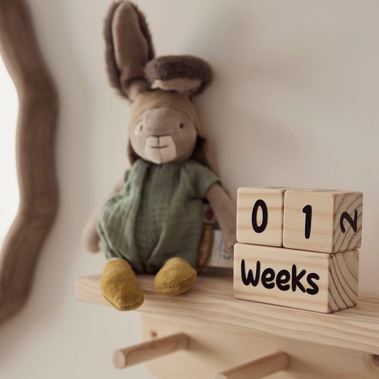 Milestone Blocks - Mesario de Madera