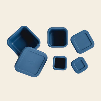 Mini Bento Box Silicona Set X3
