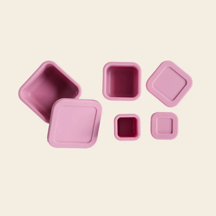 Mini Bento Box Silicona Set X3