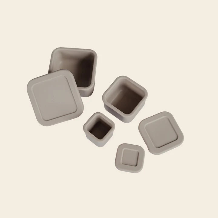 Mini Bento Box Silicona Set X3