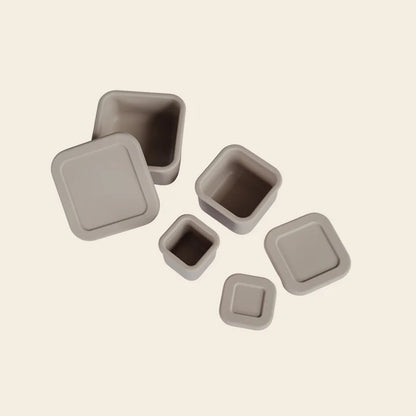 Mini Bento Box Silicona Set X3