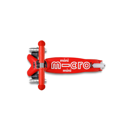 Mini Micro Deluxe Foldable Led Rojo