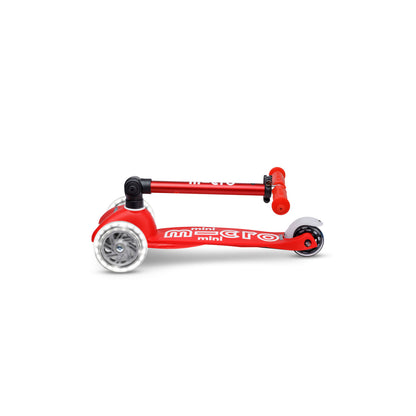 Mini Micro Deluxe Foldable Led Rojo