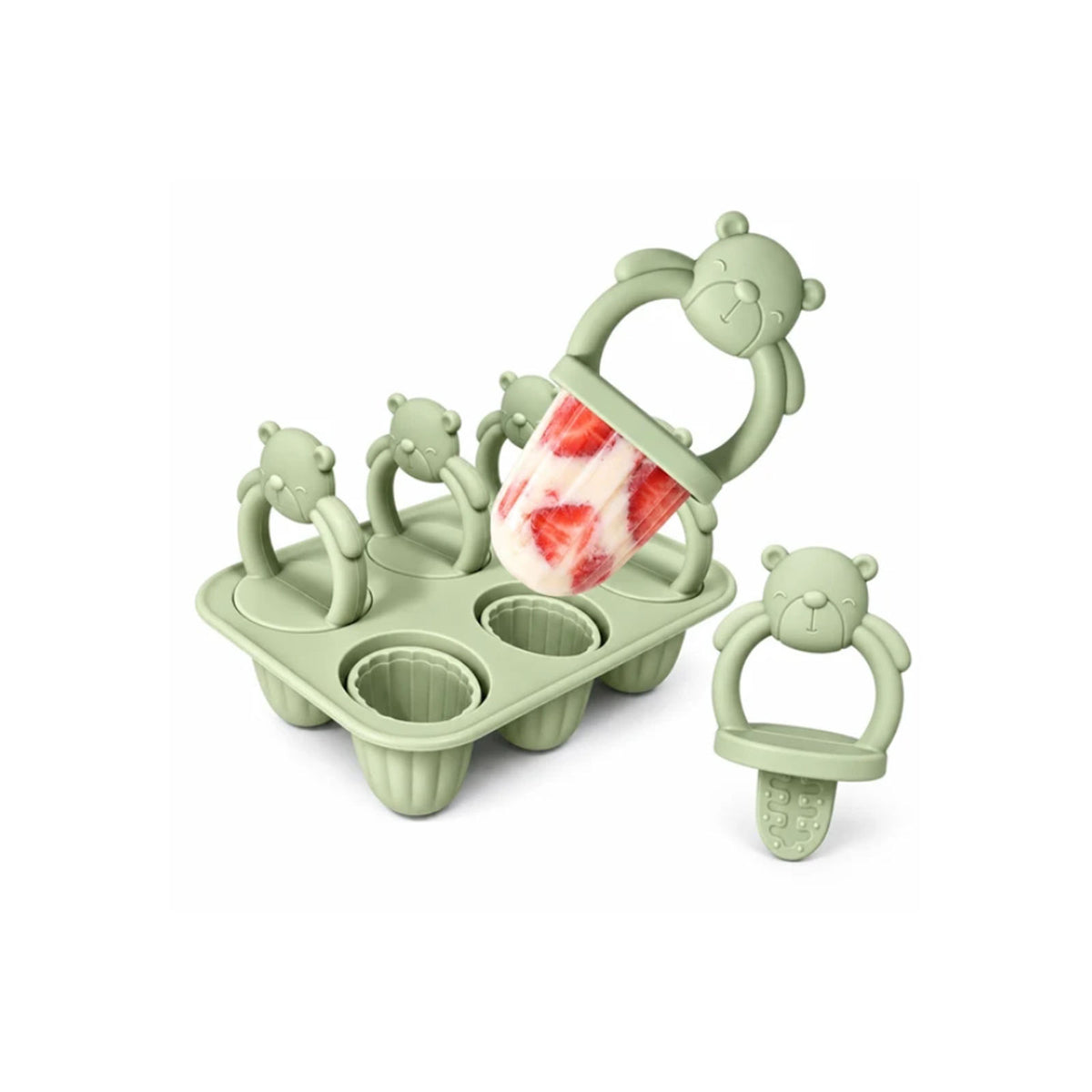 Molde Mini Helados Osito - Sage Green