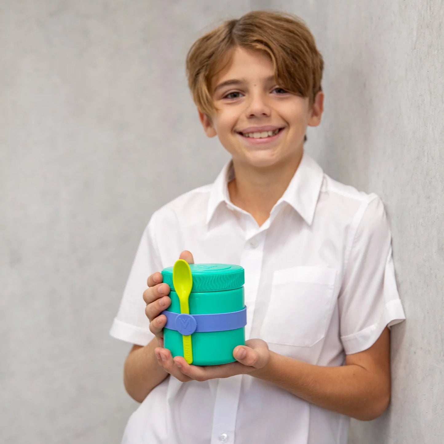 Montiico Contenedor de Alimentos de Acero Inoxidable Mini Food Jar 400ml - Mojito