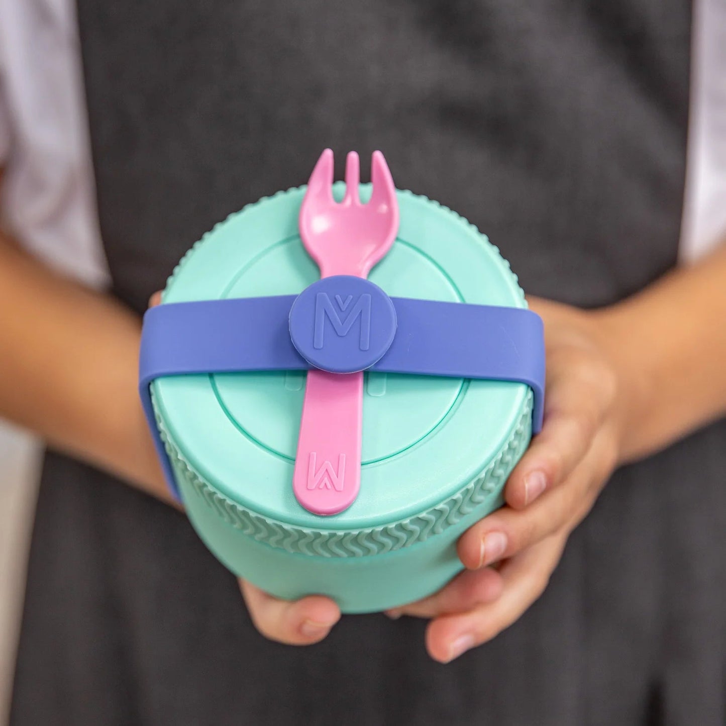 Montiico Contenedor de Alimentos de Acero Inoxidable Mini Food Jar 200ml - Marine