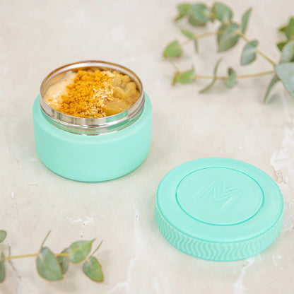 Montiico Contenedor de Alimentos de Acero Inoxidable Mini Food Jar 200ml - Marine