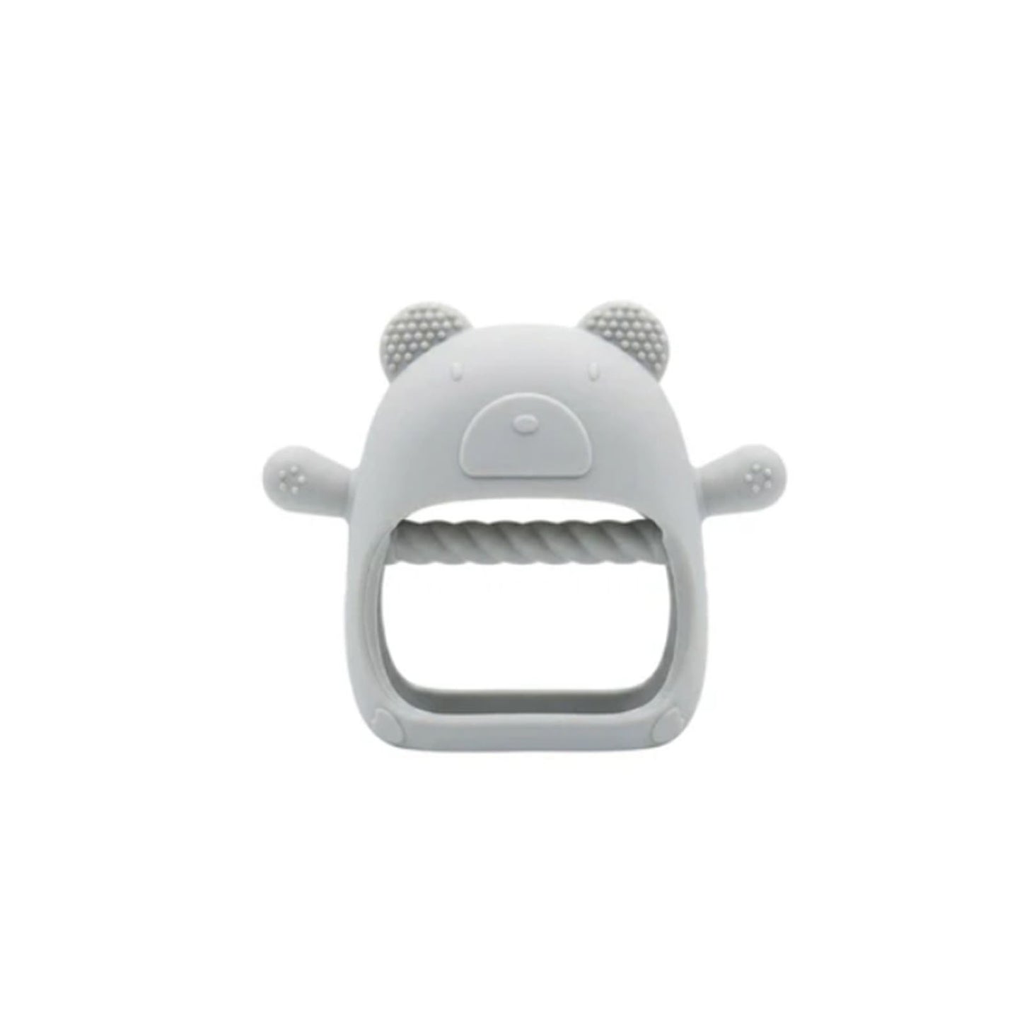Mordedor Osito Sensorial - Soft Gray