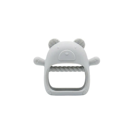 Mordedor Osito Sensorial - Soft Gray