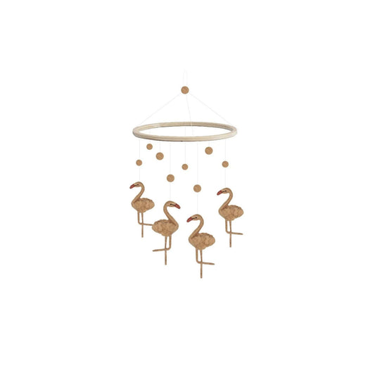 Móvil para Cuna en Fieltro Flamingo - Gamcha