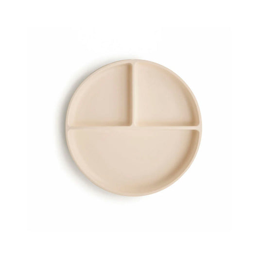Mushie Plato de Silicona con Divisiones - Shifting Sand