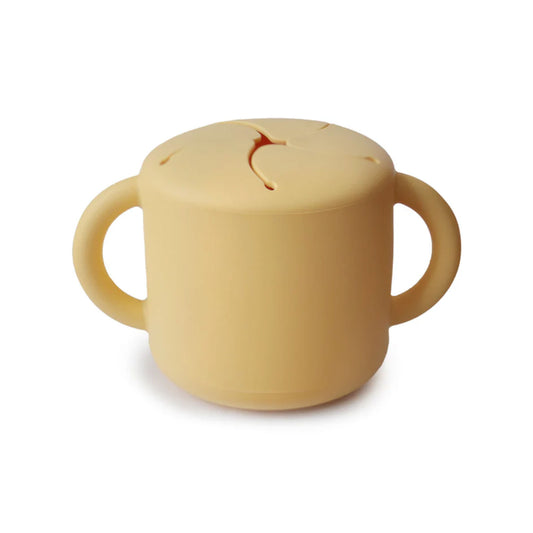 Mushie Snack Cup - Pale Daffodil