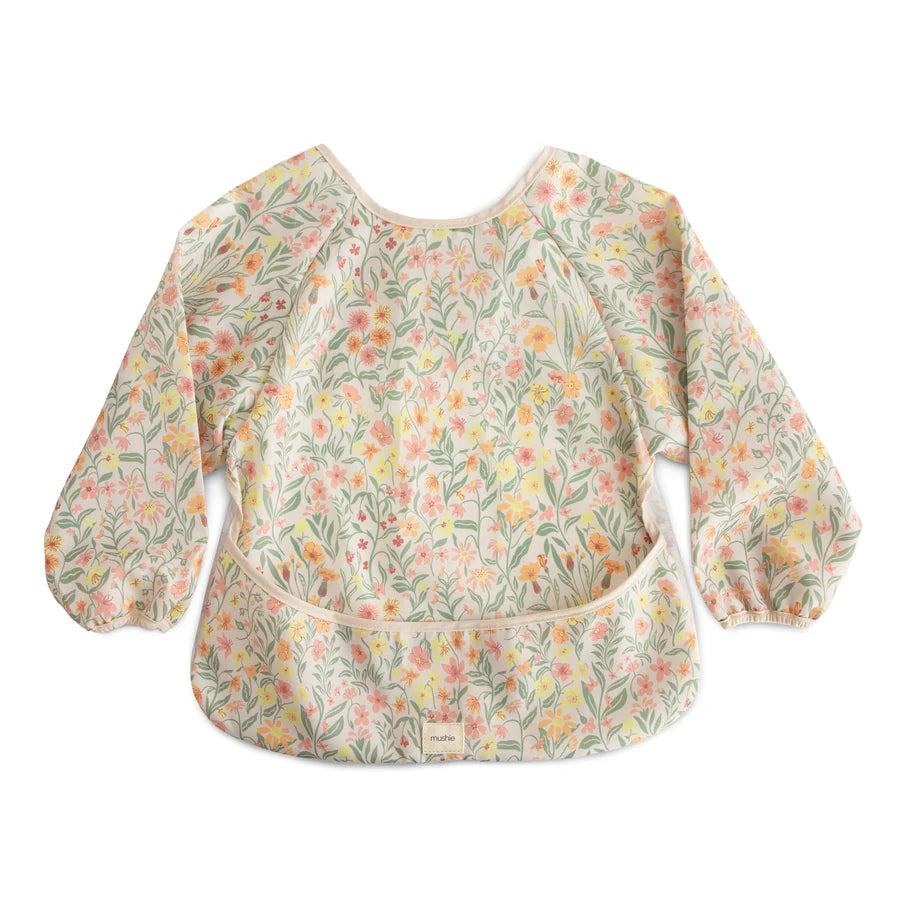 Mushie Babero Manga Larga - Pastel Blooms