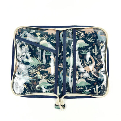 Porta Documento Dino Azul