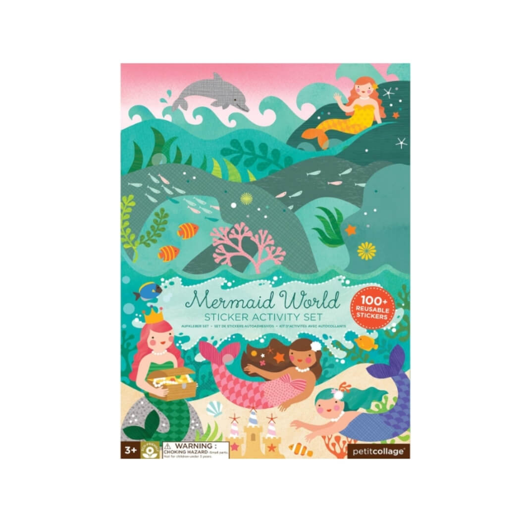Set de Actividades con Stickers - Mermaid World