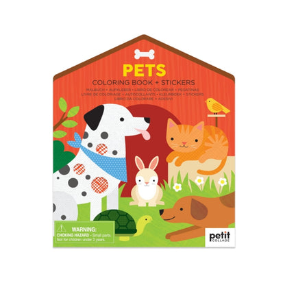 Pets - Libro para Colorear con Stickers