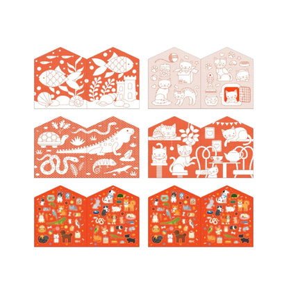Pets - Libro para Colorear con Stickers