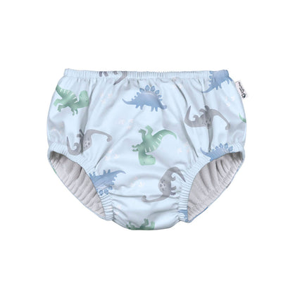 Swim Diaper - Light Blue Dinos