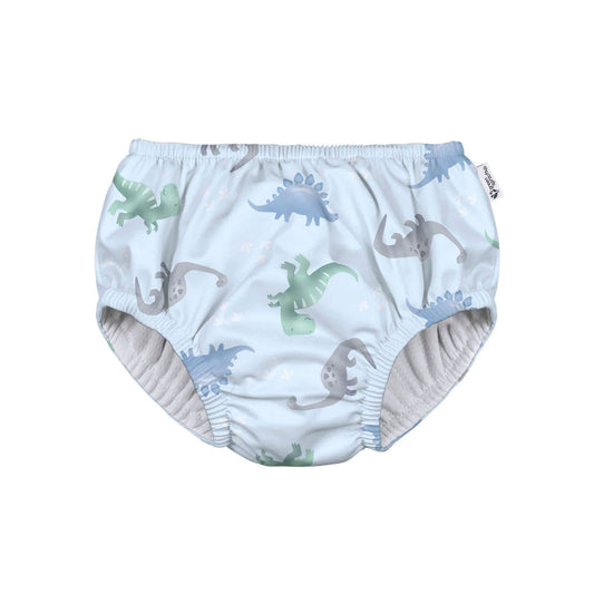 Swim Diaper - Light Blue Dinos