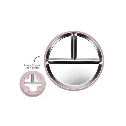 Plato Acero Inox - Dusty Lilac