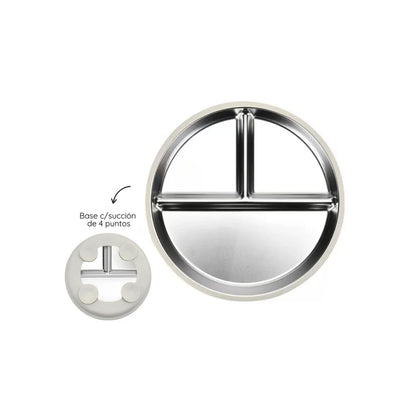 Plato Acero Inox - Sand