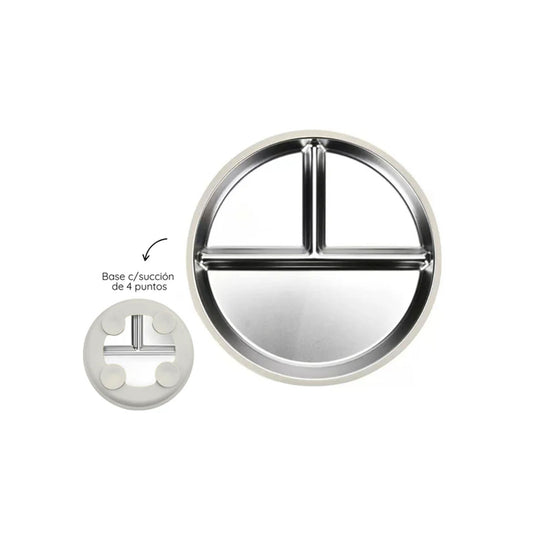 Plato Acero Inox - Sand