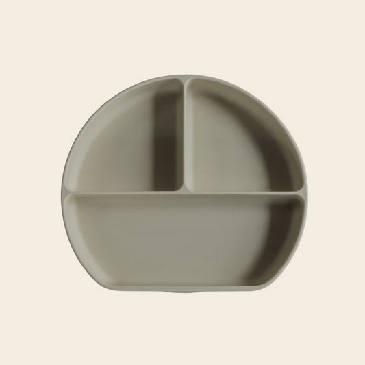 Plato de Silicona con Divisiones - Sand