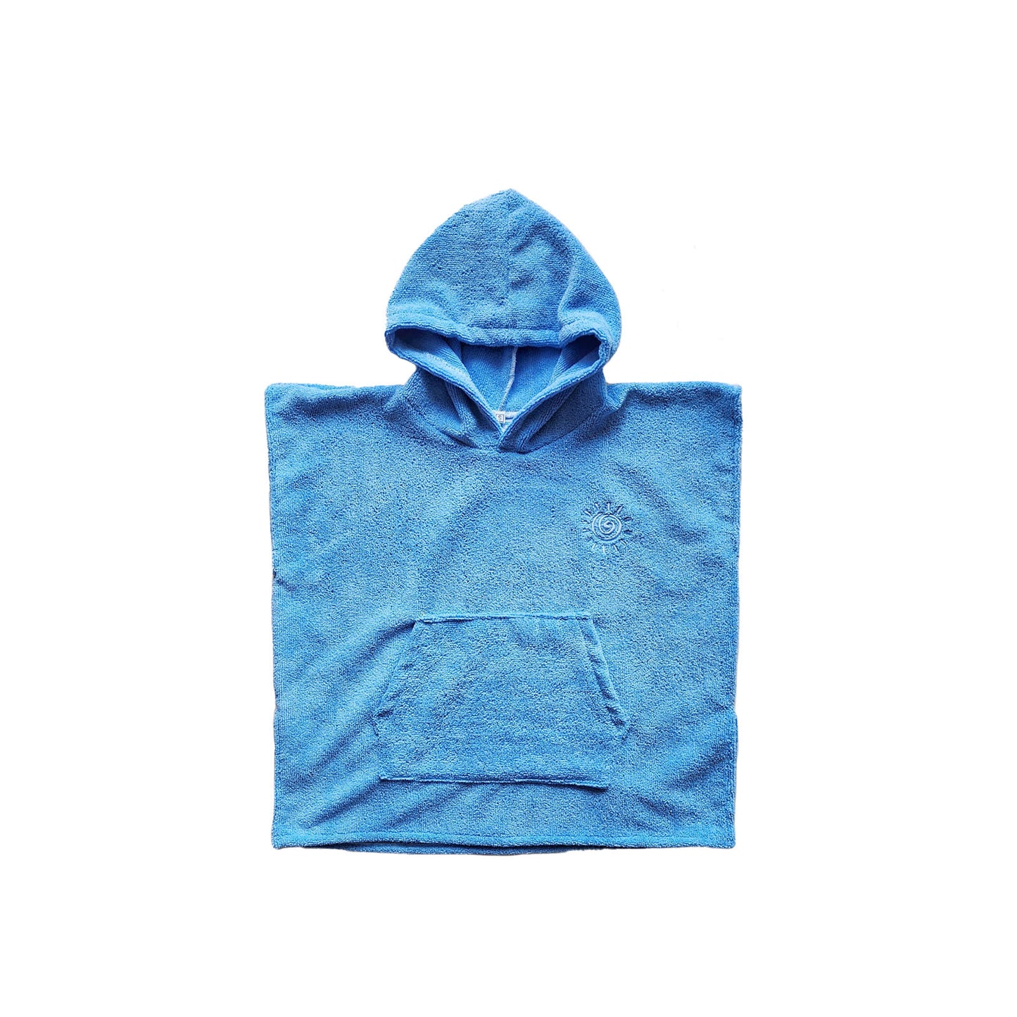 Poncho Toalla Microfibra - Celeste