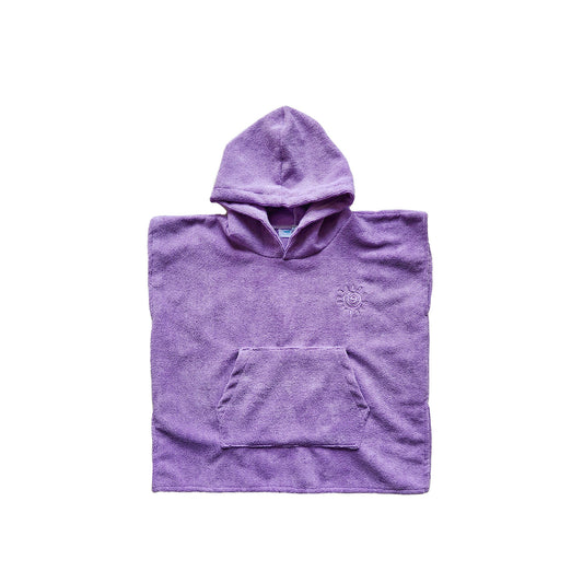 Poncho Toalla Microfibra - Lila