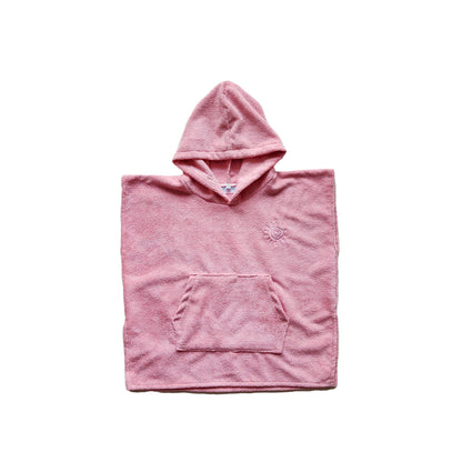 Poncho Toalla Microfibra - Rosa