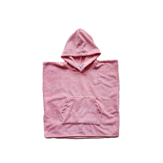 Poncho Toalla Microfibra - Rosa