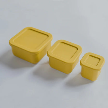 Mini Bento Box Silicona Set X3