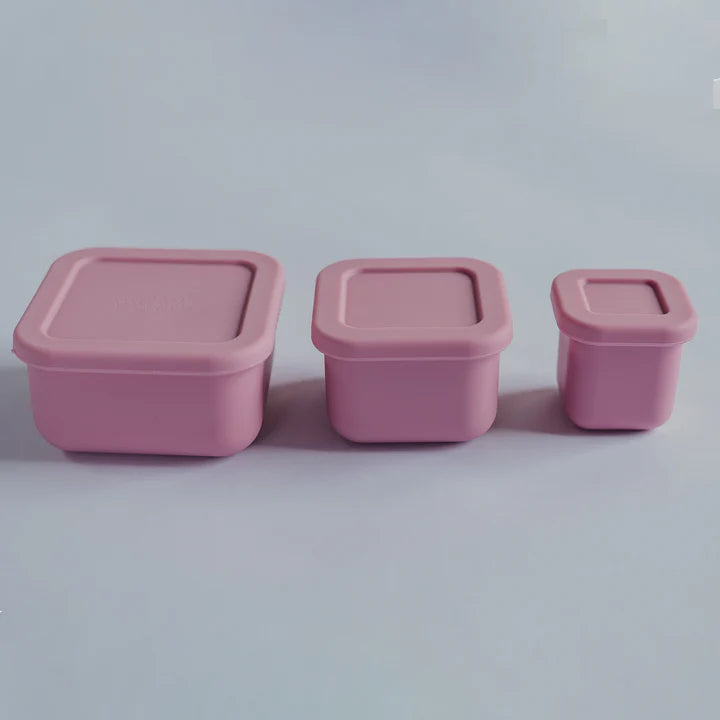 Mini Bento Box Silicona Set X3