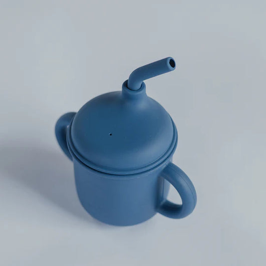 Sippy Cup con Cañita - Navy Blue