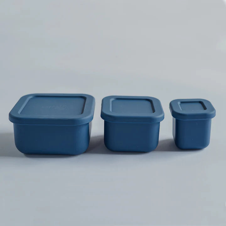 Mini Bento Box Silicona Set X3