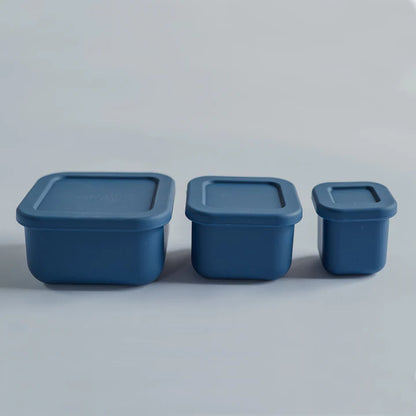 Mini Bento Box Silicona Set X3