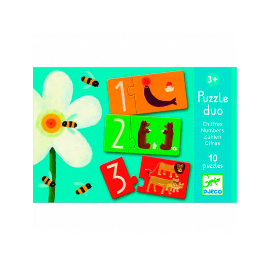 Rompecabeza Duo Números 20 Piezas