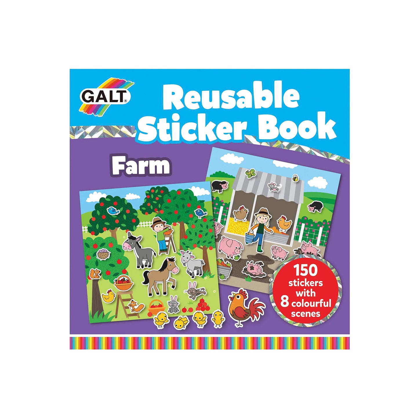 Reusable Sticker Book - Farm