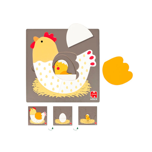 Rompecabeza - Chicken 3 Niveles