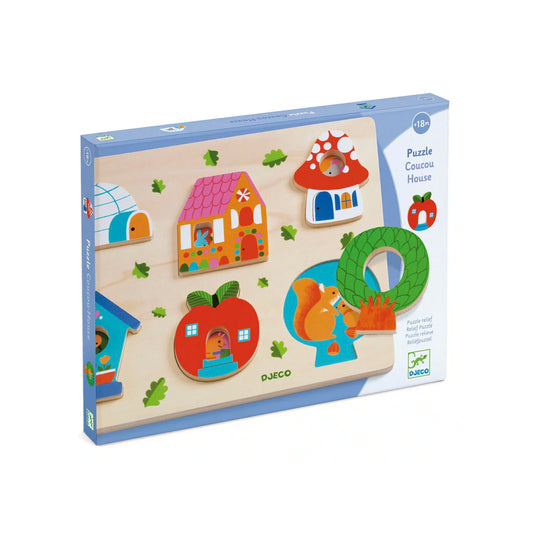 Rompecabeza Encajable - Cucou Casa 6 Pcs