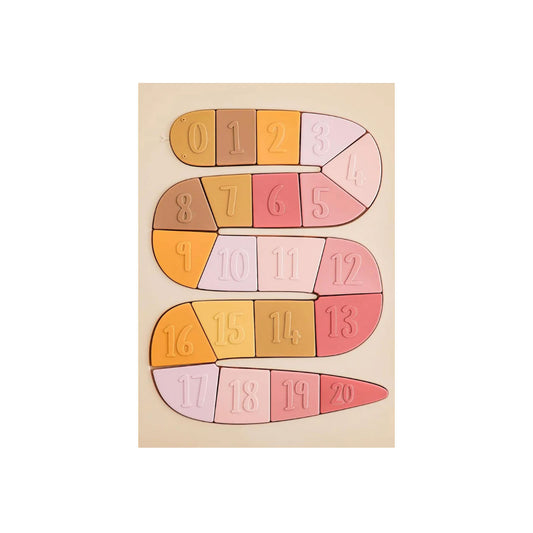 Rompecabezas Numbers - Rosados