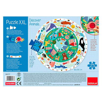 Rompecabezas XXL Discovery Animals