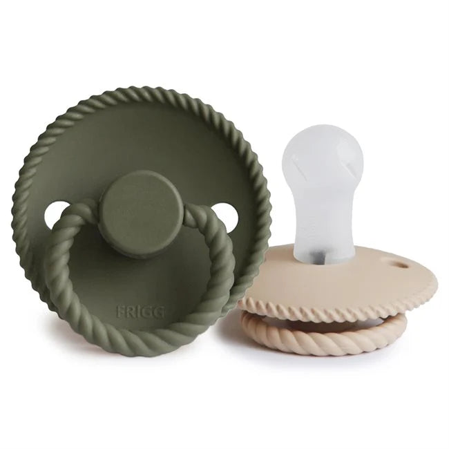 Chupones Packs 2 - Rope Croissant Olive - 6 a 18 Meses