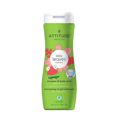 Shampoo y Gel de Baño Natural Sandia y Coco 473ml