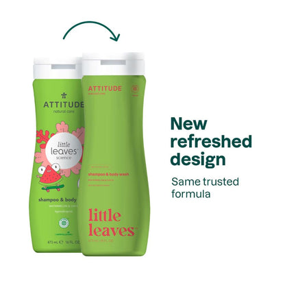 Shampoo y Gel de Baño Natural Sandia y Coco 473ml