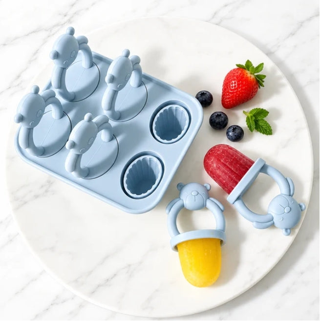 Molde Mini Helados Osito - Blue Mist
