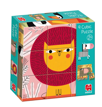 Rompecabeza Animales - 9 Cubic